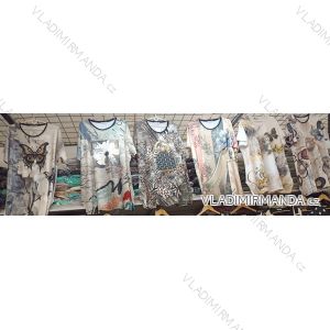 Šaty letné krátky rukáv dámske nadrozmer (42/44/46 ONE SIZE) TURECKÁ MÓDA TM926004