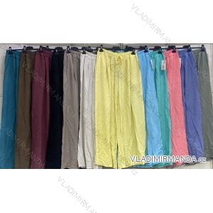 Nohavice dlhé letné dámske nadrozmer (44/46/48 ONE SIZE) TALIANSKA MÓDA IMC26094