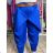 Nohavice voľnočasové trojštvrťové 3/4 krátke dámske (S/ML ONE SIZE) TALIANSKA MÓDA IM426008/DU kr. modrá S/M/L