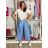 Nohavice dlhé elegantní dámske JITKA (S/M/L ONE SIZE) TALIANSKA MÓDA IM426070