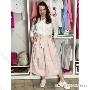 Sukňa dlhá s opaskom dámska MERYL (S/M/L ONE SIZE) TALIANSKA MÓDA IMWCA26004