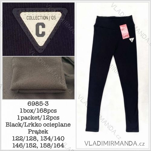 Legíny dlhé zateplené detské dorast dievčenské (122/128 - 158/164) MIEGO MIE246985-3