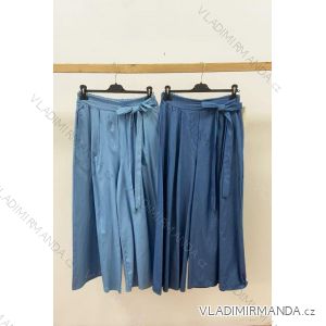 Nohavice dlhé letné riflové dámske (S/M/L ONE SIZE) TALIANSKA MÓDA IMC26125