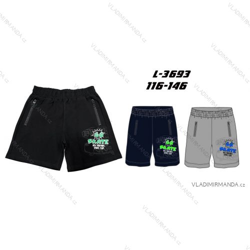 Kraťasy detské až dorast chlapčenské (116-146) SEZON SEZ26L-3693