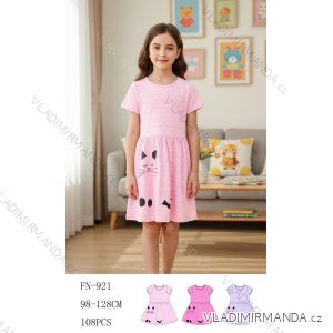 Šaty letné krátky rukáv detské dievčenské (98-128) SEZON SEZ26FN-921