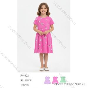 Šaty letní krátký rukáv dětské dívčí (98-128) SEZON SEZ26FN-922