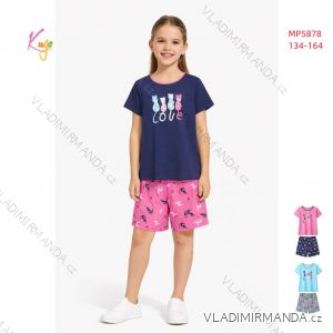Pyžamo krátke dorast dievčenské (134-164) KUGO MP5878