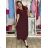 Šaty dlhé letné krátky rukáv dámske (S/M/L ONE SIZE) TALIANSKA MÓDA IM425MARIA-M/DU -   čierna -   S/M/L