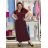 Šaty dlhé letné krátky rukáv dámske (S/M/L ONE SIZE) TALIANSKA MÓDA IM425MARIA-M/DU -   čierna -   S/M/L