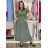 Šaty dlhé letné krátky rukáv dámske (S/M/L ONE SIZE) TALIANSKA MÓDA IM425MARIA-M/DU -   čierna -   S/M/L