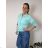 Košeľa mušelínová 3/4 dlhý rukáv dámska DITA (S/M/L ONE SIZE) TALIANSKA MÓDA IMWDL260001/DU S/M/L růžová světlá