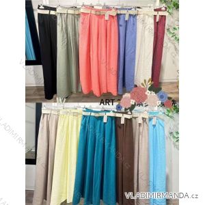 Sukňa dlhá s opaskom dámska (S/M/L ONE SIZE) TALIANSKA MÓDA IMC26136