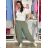 Nohavice aladinky harémky dlhé dámske (M/L ONE SIZE) TALIANSKA MÓDA IMD22212/DUR černá