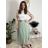 Sukňa s páskem dlhá dámska WENDY (S/M/L ONE SIZE) TALIANSKA MÓDA IMWHA26001/DUR S/M/L ružová