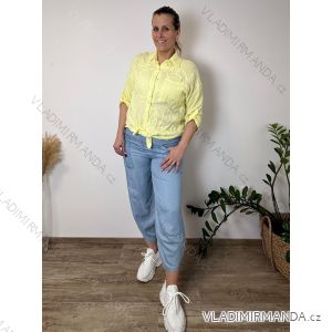 Nohavice dlhé letné dámske TARA (S/M/L ONE SIZE) TALIANSKA MÓDA IMSM260001