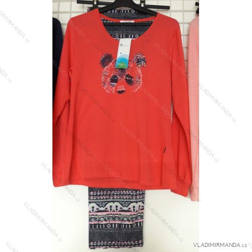 Pyžamo dlhé dámske nadrozmerné (m-2xl) C-LEMON BH6501