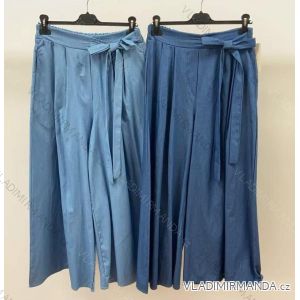 Nohavice dlhé letné riflové dámske (S/M/L ONE SIZE) TALIANSKA MÓDA IMC26133