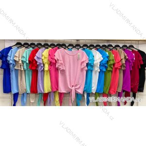 Tričko krátky rukáv dámske (S/M/L ONE SIZE) TALIANSKA MÓDA IMC26140