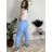 Nohavice elegantné dámske (S/M/L ONE SIZE) TALIANSKA MÓDA IM426030