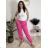Nohavice elegantné dámske (S/M/L ONE SIZE) TALIANSKA MÓDA IM426030