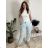 Nohavice elegantné dámske (S/M/L ONE SIZE) TALIANSKA MÓDA IM426030/DUR smaragdová S/M/L