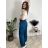 Nohavice elegantné s opaskom dámske BEATA (S/M/L ONE SIZE) TALIANSKA MÓDA IM425718