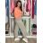 Tepláky elegantné dámske nadrozmer (44/46/48 ONE SIZE) TALIANSKA MÓDA IM426009