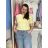 Tričko krátky rukáv dámske NELA (S/M/L ONE SIZE) TALIANSKA MÓDA IMD26037