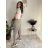 Nohavice outdoorové s opaskom dámske (S/M/L ONE SIZE) TALIANSKA MÓDA IM4261117/DUR sv. mintová S/M/L
