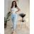 Nohavice strečové dlouhé dámske (S/M/L ONE SIZE) TALIANSKA MÓDA IM426093