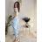 Nohavice strečové dlouhé dámske (S/M/L ONE SIZE) TALIANSKA MÓDA IM426093/DU S/M/L žlutá
