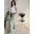 Nohavice dlhé oversize dámske SINDEY  (S/M/L ONE SIZE) TALIANSKA MÓDA IMWHP25326/DUR S/M/L čierna