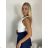 Body elegantné bez rukávov dámske JOEI  (XS/S/M ONE SIZE) TALIANSKA MÓDA IMM25M32314/DU XS/S/M biela