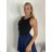 Body elegantné bez rukávov dámske JOEI  (XS/S/M ONE SIZE) TALIANSKA MÓDA IMM25M32314/DU XS/S/M biela