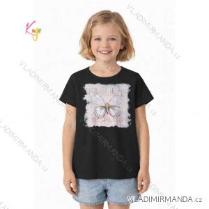 Tričko krátky rukáv dorast dievčenské (134-164) KUGO BC2406A