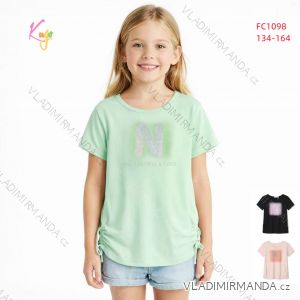 Tričko krátky rukáv dorast dievčenské (134-164) KUGO FC1098