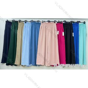 Nohavice dlhé letné dámske nadrozmer (42/44/46 ONE SIZE) TALIANSKA MÓDA IM426153
