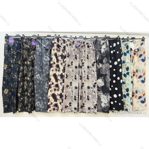 Nohavice dlhé letné dámske (S/M/L ONE SIZE) TALIANSKA MÓDA IM426155