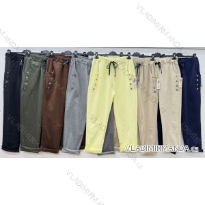 Nohavice elegantné dámske (S/M/L ONE SIZE) TALIANSKA MÓDA IM426158