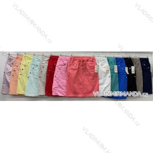 Sukňa strečová krátka dámska (S/M/L ONE SIZE) TALIANSKA MÓDA IM426162