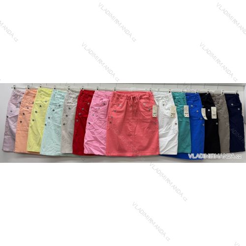 Sukňa strečová krátka dámska (S/M/L ONE SIZE) TALIANSKA MÓDA IM426162