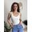 Tielko na ramienka dámske (S/M ONE SIZE) TALIANSKA MÓDA IMD24086 biela S / M
