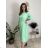 Šaty letné 3/4 dlhý rukáv dámske (S/M/L ONE SIZE) TALIANSKA MÓDA IMD26018