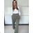 Tepláky/Kalhoty elegantné oversize dlhé dámske (S/M/L ONE SIZE) TALIANSKA MÓDA IMD26003/DUR vínová S/M/L