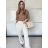 Tepláky/Kalhoty elegantné oversize dlhé dámske (S/M/L ONE SIZE) TALIANSKA MÓDA IMD26003