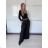 Nohavice elegantní dlhé s páskem dámske SIMONA (S/M/L ONE SIZE) TALIANSKA MÓDA IMPVN2625882