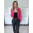 Sako dlhý rukáv dámske (S/M ONE SIZE) TALIANSKA MÓDA IMPLP2386440090/DU -   červená -   S / M