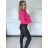 Sako dlhý rukáv dámske (S/M ONE SIZE) TALIANSKA MÓDA IMPLP2386440090/DU -   červená -   S / M