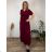 Šaty dlhé elegantný letný krátky rukáv dámske nadrozmer ASTRA (42/44/46 ONE SIZE) TALIANSKA MÓDA IM425422