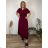 Šaty dlhé elegantný letný krátky rukáv dámske nadrozmer ASTRA (42/44/46 ONE SIZE) TALIANSKA MÓDA IM425422
